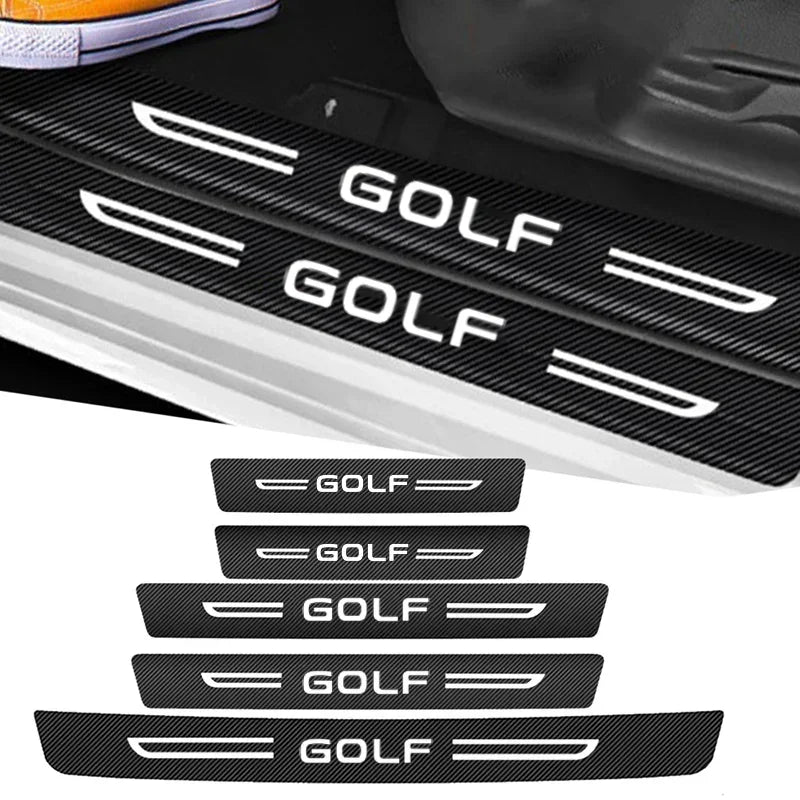 VW Golf Door Sill Protector - Threshold Sticker Strip Set