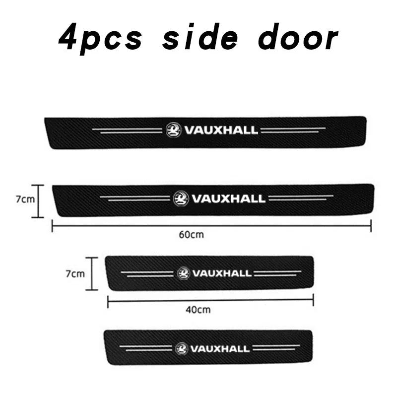 Vauxhall Opel Door Sill Plate Protector - 4 Piece Sticker Set