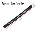 Nissan Carbon Fiber Door Sill Protector - Bumper Sticker Set