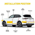 Universal Car Door Edge Guard - 3D Carbon Fiber Anti-Scratch Strip