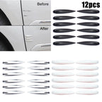 Universal Car Door Edge Guard Protector - 12 Piece Anti-Scratch Trim Strip Set