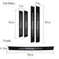 VW GTI Carbon Fiber Door Sill Protector - 5 Piece Sticker Set