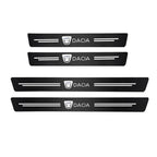 Dacia Carbon Fiber Door Sill Protector - Universal Strip Set
