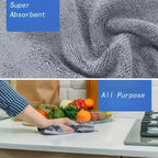 Microfiber Car Cleaning Cloths - Ultra Absorbent Soft Towels (25x25cm)