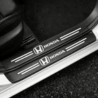 Honda Carbon Fiber Door Sill Protector - 4 Piece Sticker Set