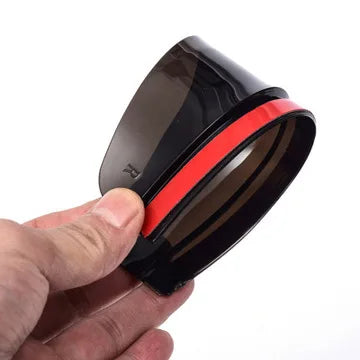 Carbon Fiber Rearview Mirror Rain Shield - 2 Pack