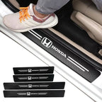 Honda Carbon Fiber Door Sill Protector - 4 Piece Sticker Set