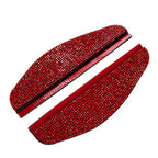 Rhinestone Car Rearview Mirror Rain Eyebrow - 2 Pack