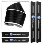VW GTI Carbon Fiber Door Sill Protector - 5 Piece Sticker Set