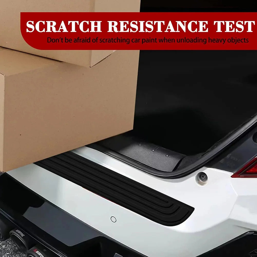 Universal Rear Bumper Guard Rubber Protector Strip
