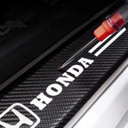 Honda Carbon Fiber Door Sill Protector - 4 Piece Sticker Set