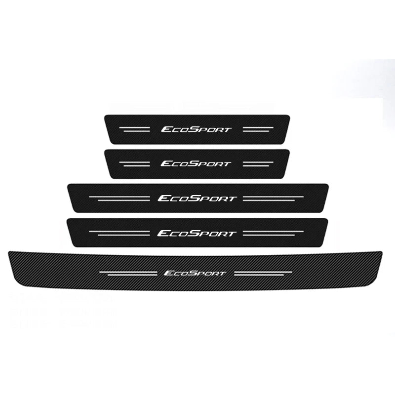 Ford EcoSport Carbon Fiber Door Sill Tape - Anti-Scratch Protector Strip