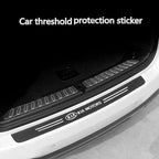 KIA Carbon Fiber Door Sill Protector - 5 Piece Sticker Set