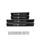 Honda Carbon Fiber Door Sill Protector - 4 Piece Sticker Set