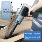 Cordless Handheld Vacuum Cleaner - 120W Portable Car Vacuum with Rechargeable Battery
