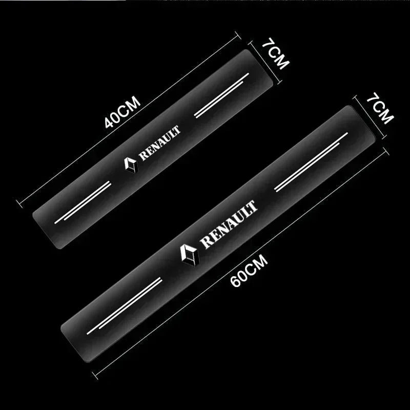 Renault Door Sill Protector - 4 Piece Transparent Sticker Set