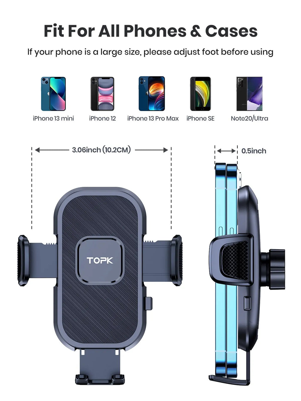 Universal Car Phone Holder - Gravity Air Vent Mount Stand