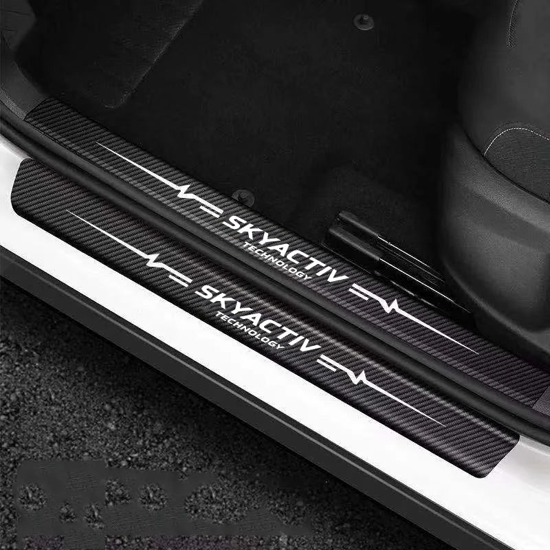 Mazda Skyactiv Door Sill Protector - 4 Piece Waterproof Sticker Set