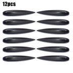 Universal Car Door Edge Guard Protector - 12 Piece Anti-Scratch Trim Strip Set