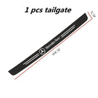 Mercedes Benz Carbon Fiber Door Sill Protector - 4 Piece Threshold Sticker Set