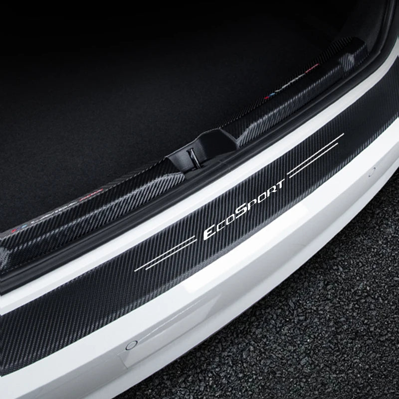 Ford EcoSport Carbon Fiber Door Sill Tape - Anti-Scratch Protector Strip