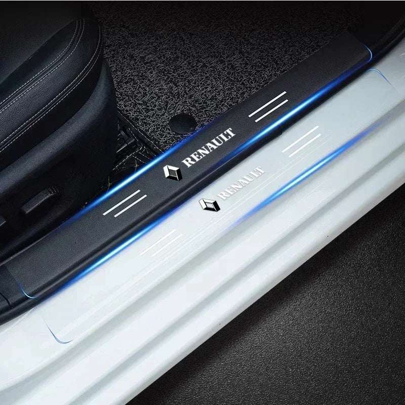 Renault Door Sill Protector - 4 Piece Transparent Sticker Set