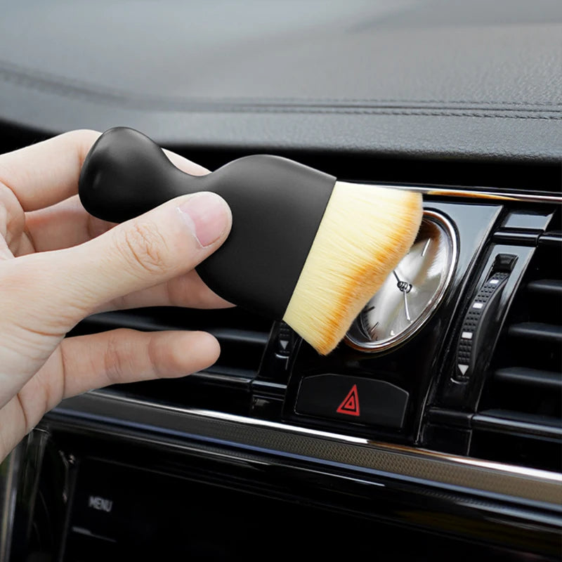 Car Interior Detailing Brush - Air Vent & Crevice Cleaning Tool with Nano Fiber Bristles