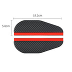 Carbon Fiber Rearview Mirror Rain Shield - 2 Pack