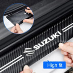 Suzuki Carbon Fiber Door Sill Protector - DIY Paste Strip Set