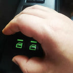 Luminous Car Window Control Panel Stickers - Glow-in-Dark Button Decals
