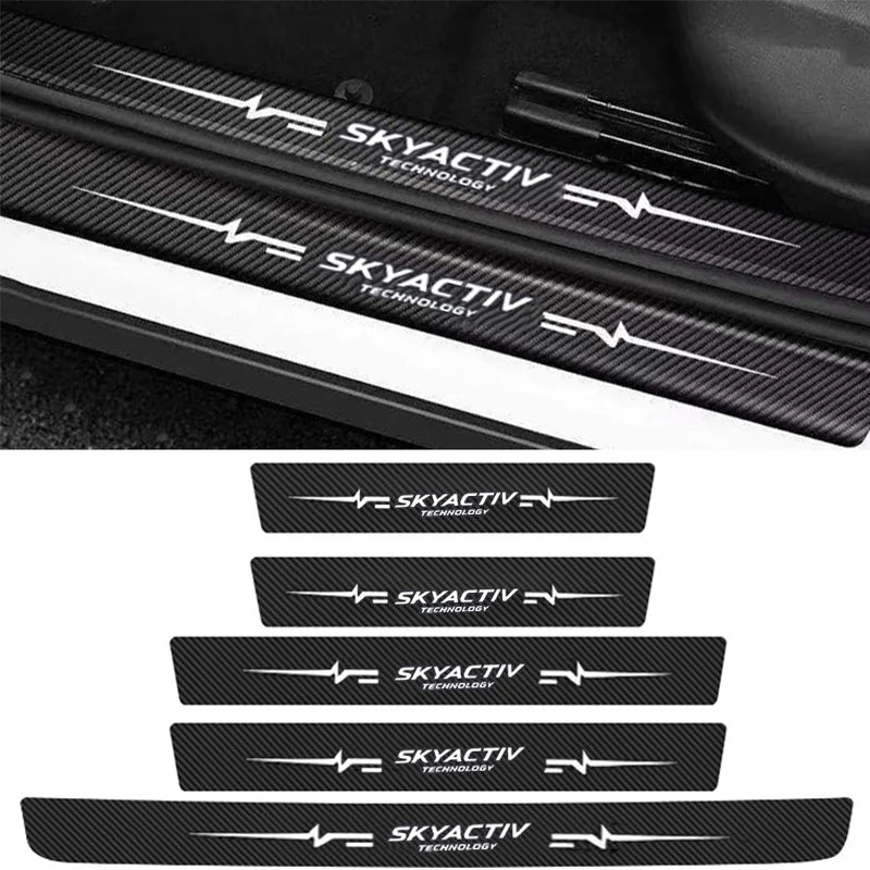 Mazda Skyactiv Door Sill Protector - 4 Piece Waterproof Sticker Set