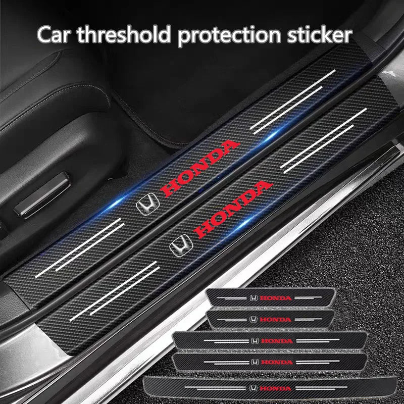 Honda Carbon Fiber Door & Trunk Protector Strip - Anti-Scratch Decal