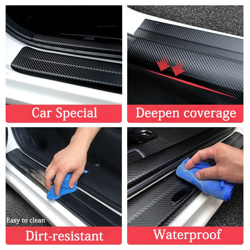 Mazda Skyactiv Door Sill Protector - 4 Piece Waterproof Sticker Set