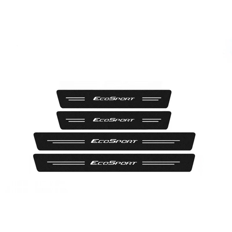 Ford EcoSport Carbon Fiber Door Sill Tape - Anti-Scratch Protector Strip