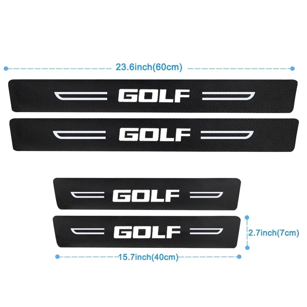 VW Golf Door Sill Protector - Threshold Sticker Strip Set