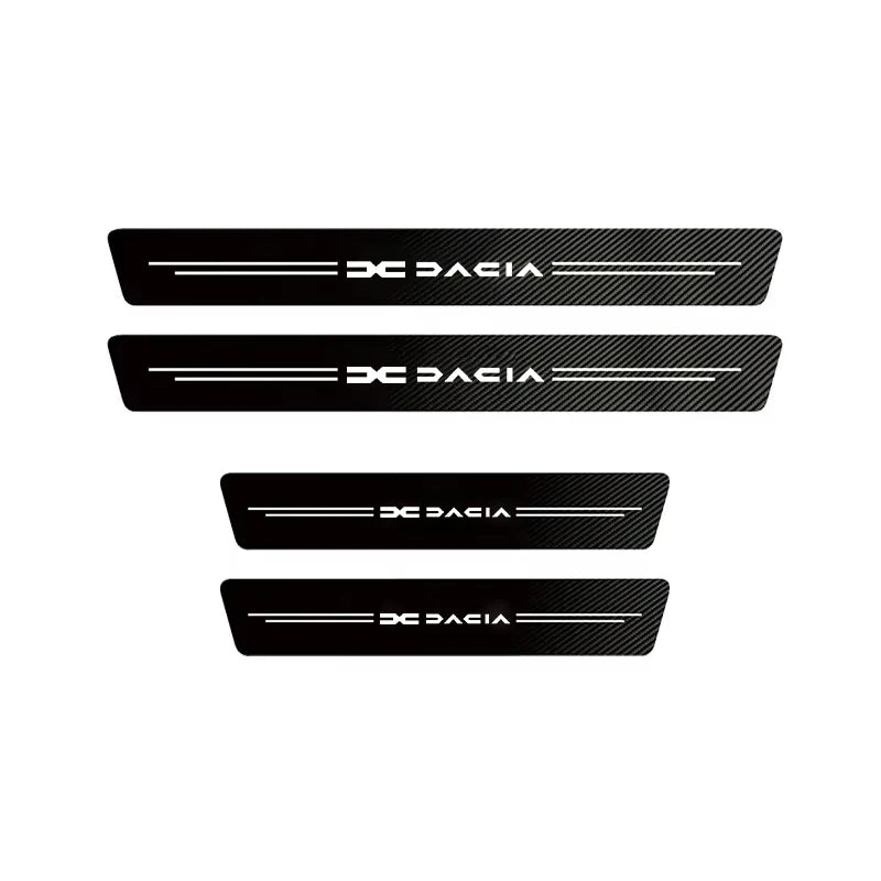 Dacia Carbon Fiber Door Sill Protector - Universal Strip Set