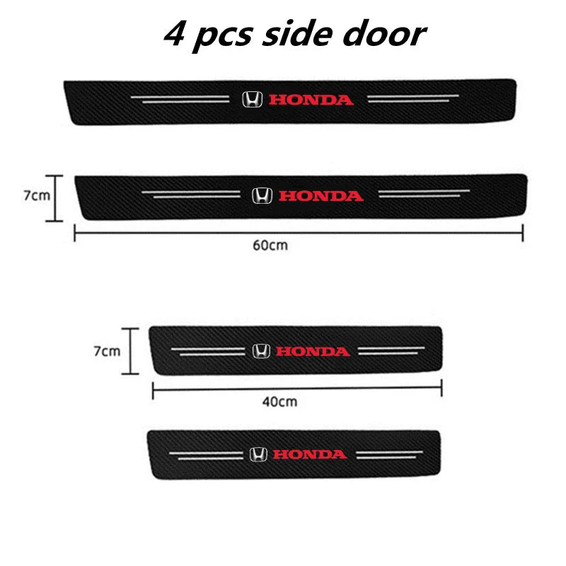 Honda Carbon Fiber Door & Trunk Protector Strip - Anti-Scratch Decal