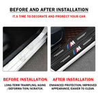 BMW M Performance Door Sill Protector - Carbon Fiber Sticker Set