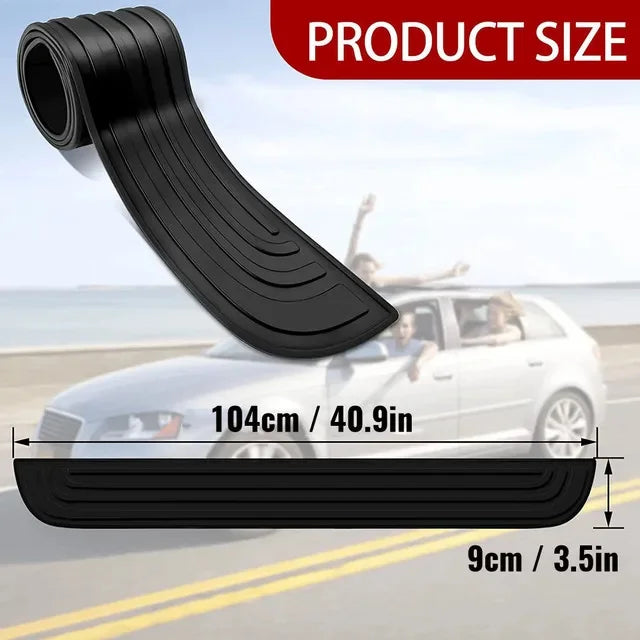 Universal Rear Bumper Guard Rubber Protector Strip