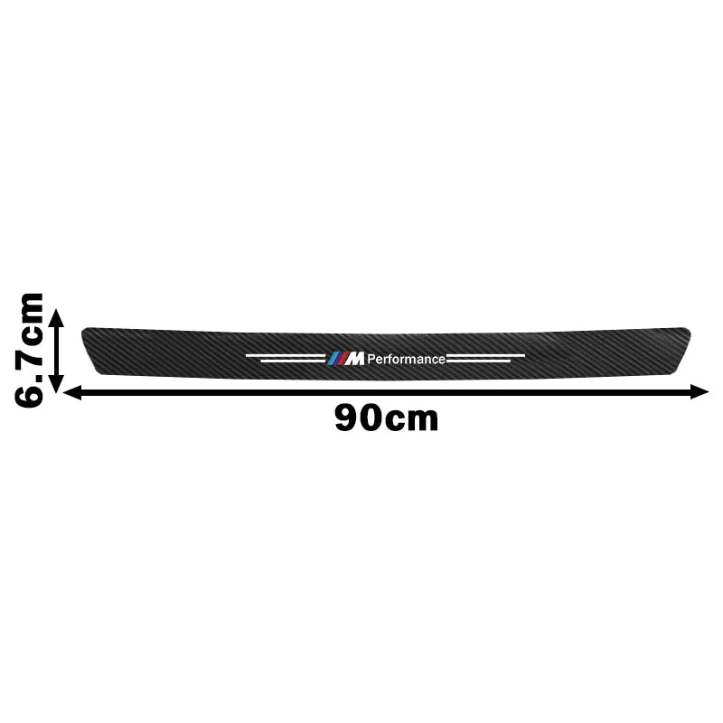 BMW M Performance Door Sill Protector - Carbon Fiber Sticker Set