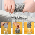 Microfiber Car Cleaning Cloths - Ultra Absorbent Soft Towels (25x25cm)