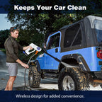Rechargeable Portable Car Pressure Washer - 6-in-1 Nozzle Jet Spray Gun