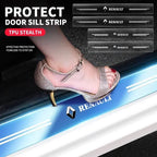 Renault Door Sill Protector - 4 Piece Transparent Sticker Set