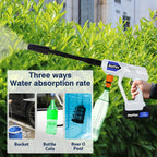 Rechargeable Portable Car Pressure Washer - 6-in-1 Nozzle Jet Spray Gun