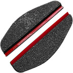 Rhinestone Car Rearview Mirror Rain Eyebrow - 2 Pack