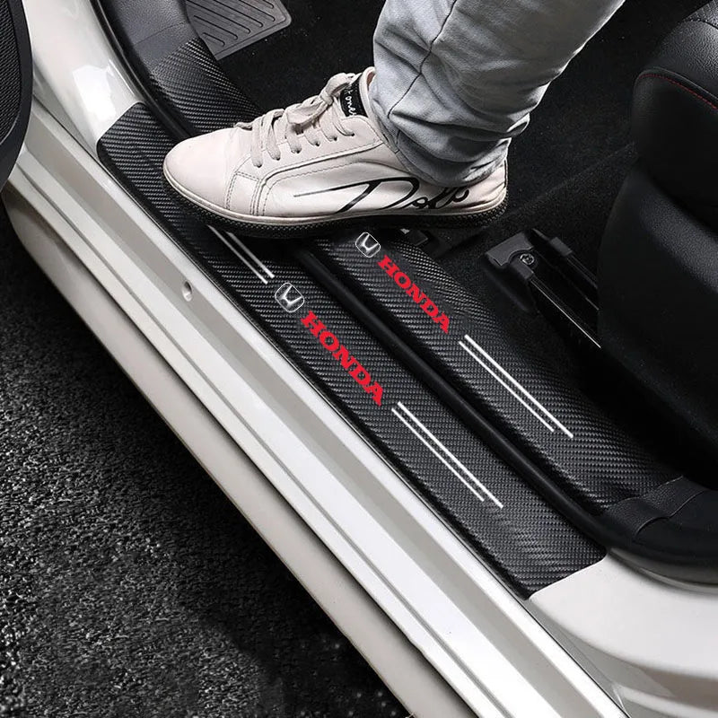 Honda Carbon Fiber Door & Trunk Protector Strip - Anti-Scratch Decal