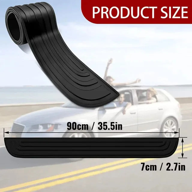 Universal Rear Bumper Guard Rubber Protector Strip