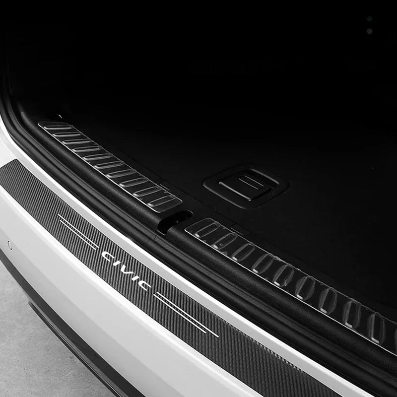 Honda Civic Carbon Fiber Door Sill Protector - 4 Piece Sticker Set