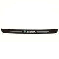 Skoda Carbon Fiber Door Sill Guards - Anti-Scratch Protector Film Set