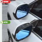 Carbon Fiber Rearview Mirror Rain Shield - 2 Pack